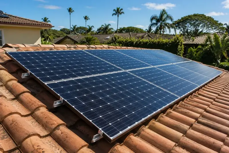 Installation de panneaux solaires à Magrin